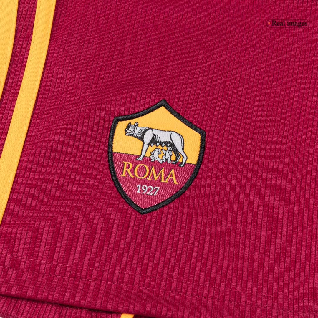 2025/26 Roma Kids Home Full Soccer Kits Football Shirt
