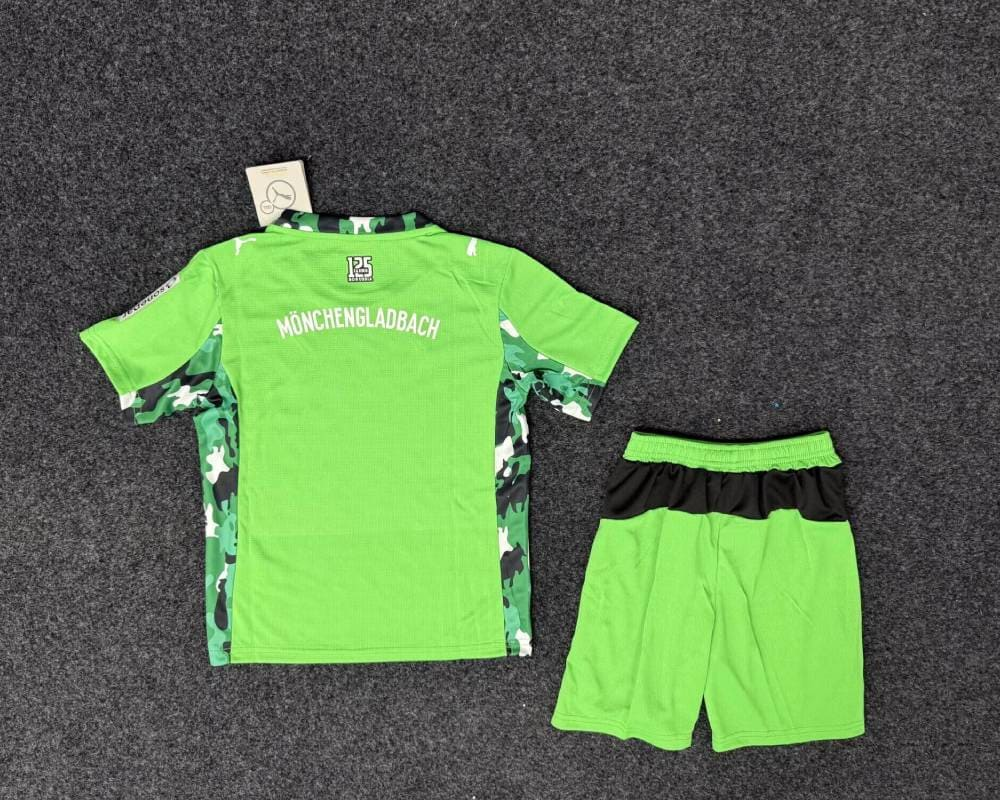 2025/26 Borussia Mönchengladbach Kids Away Full Soccer Kits Football Shirt