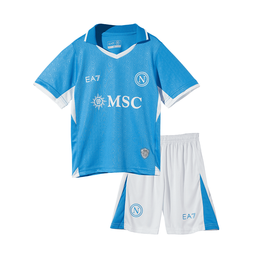 2025/26 Napoli Kids Home Full Soccer Kits Football Shirt
