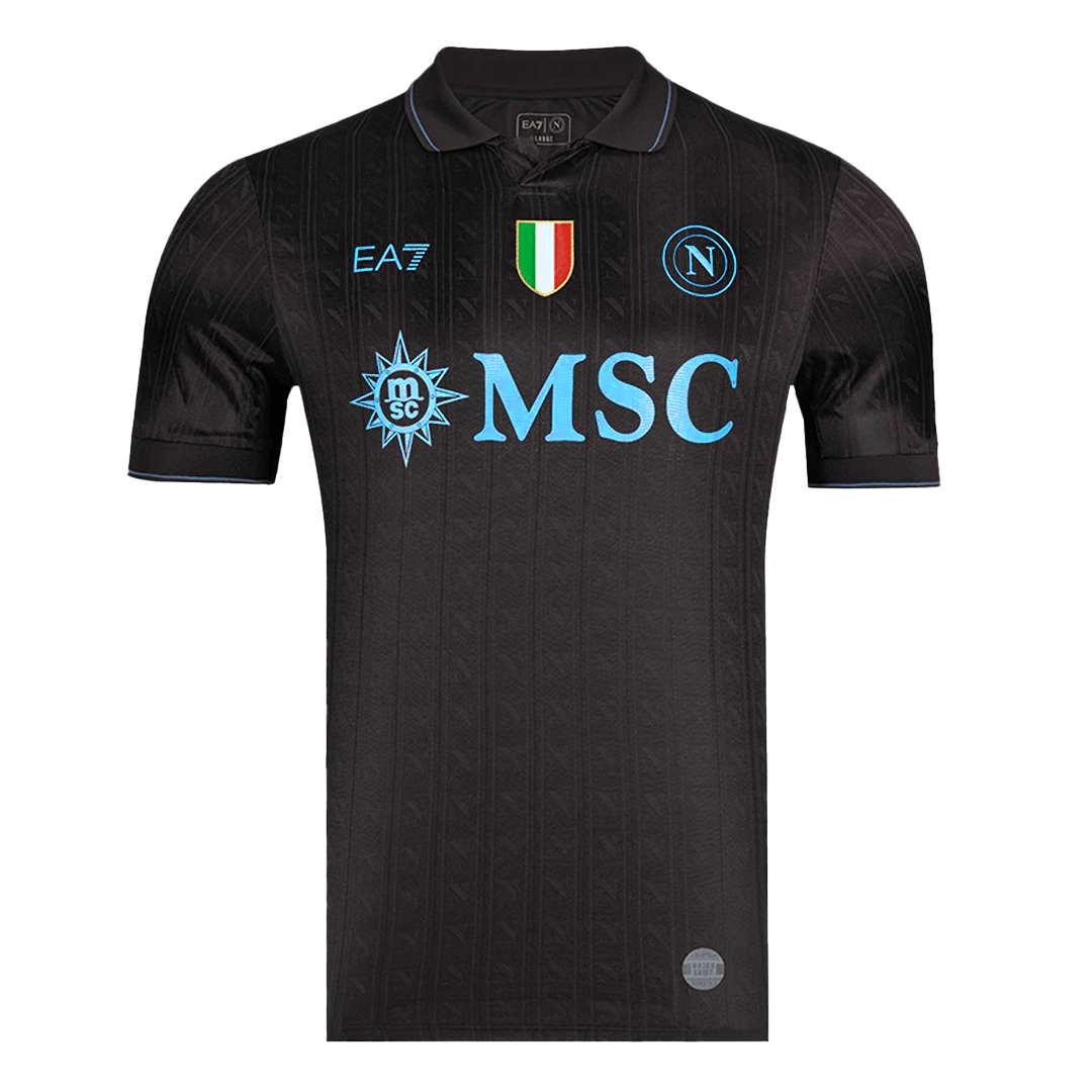 2025/26 Napoli Soccer Jersey Third Away Custom Football Shirt Fan Version