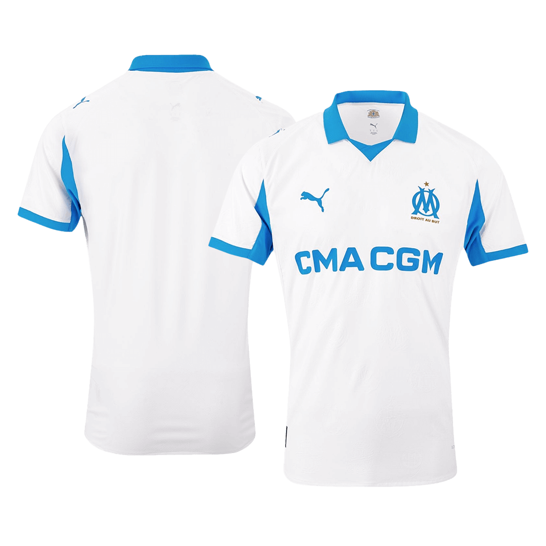 2025/26 Marseille Soccer Jersey Home Custom Football Shirt Player Version