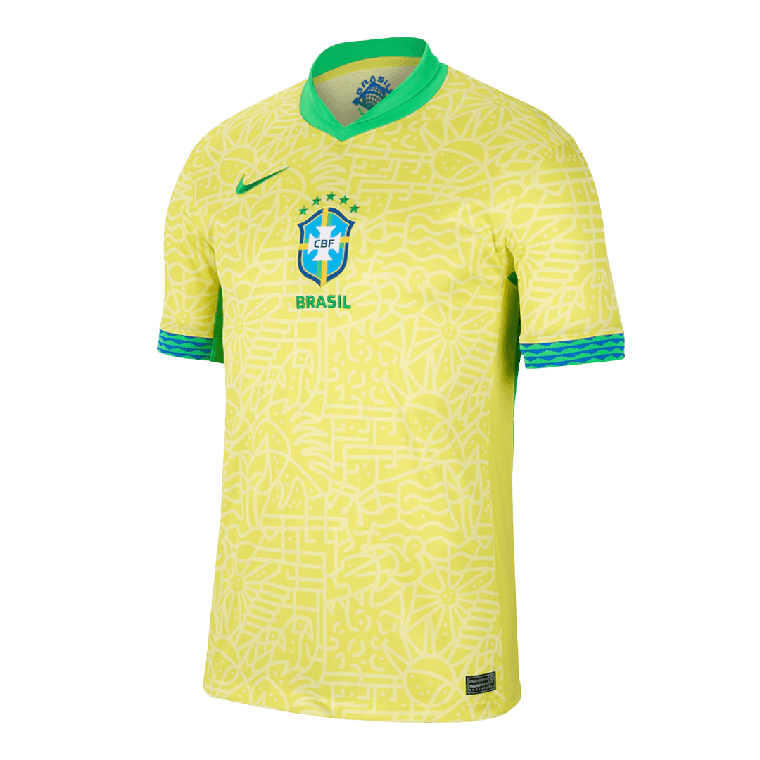 2024 Brazil Soccer Jersey Home Football Shirt Fan version