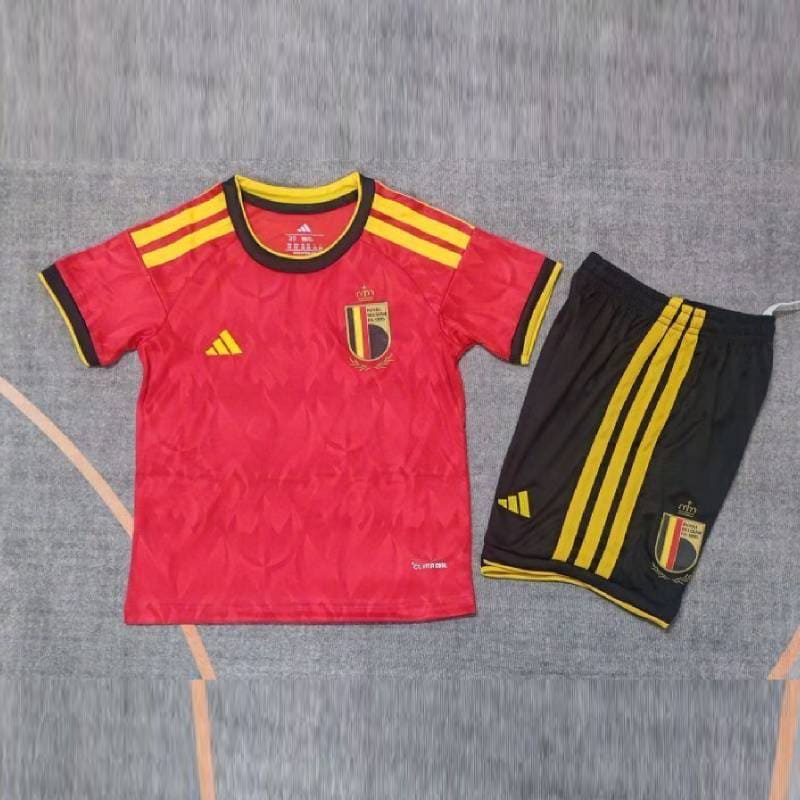 2025/26 Belgium Home Football Shirt Kids Kits