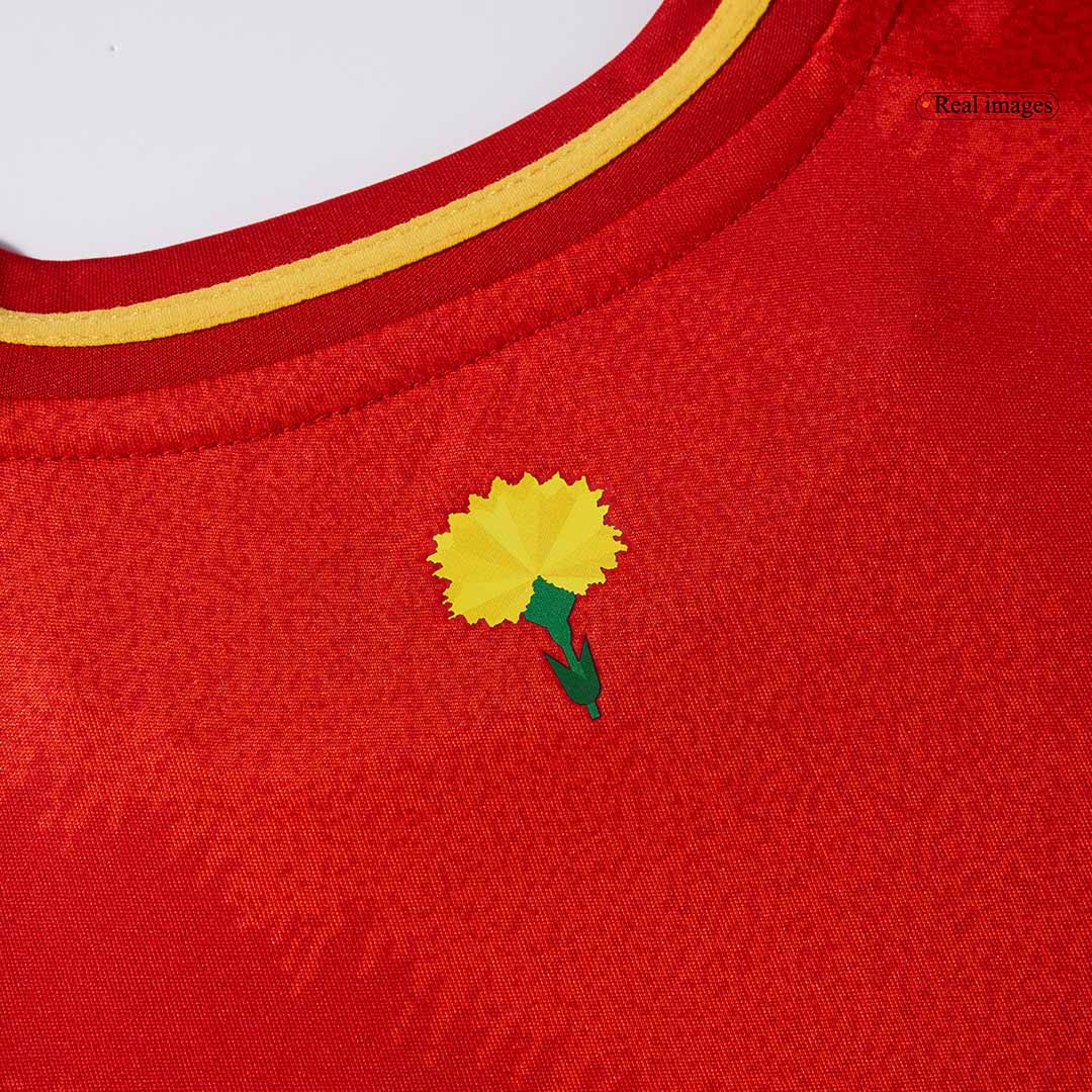 2024 Spain Home Football Shirt Kids Kits