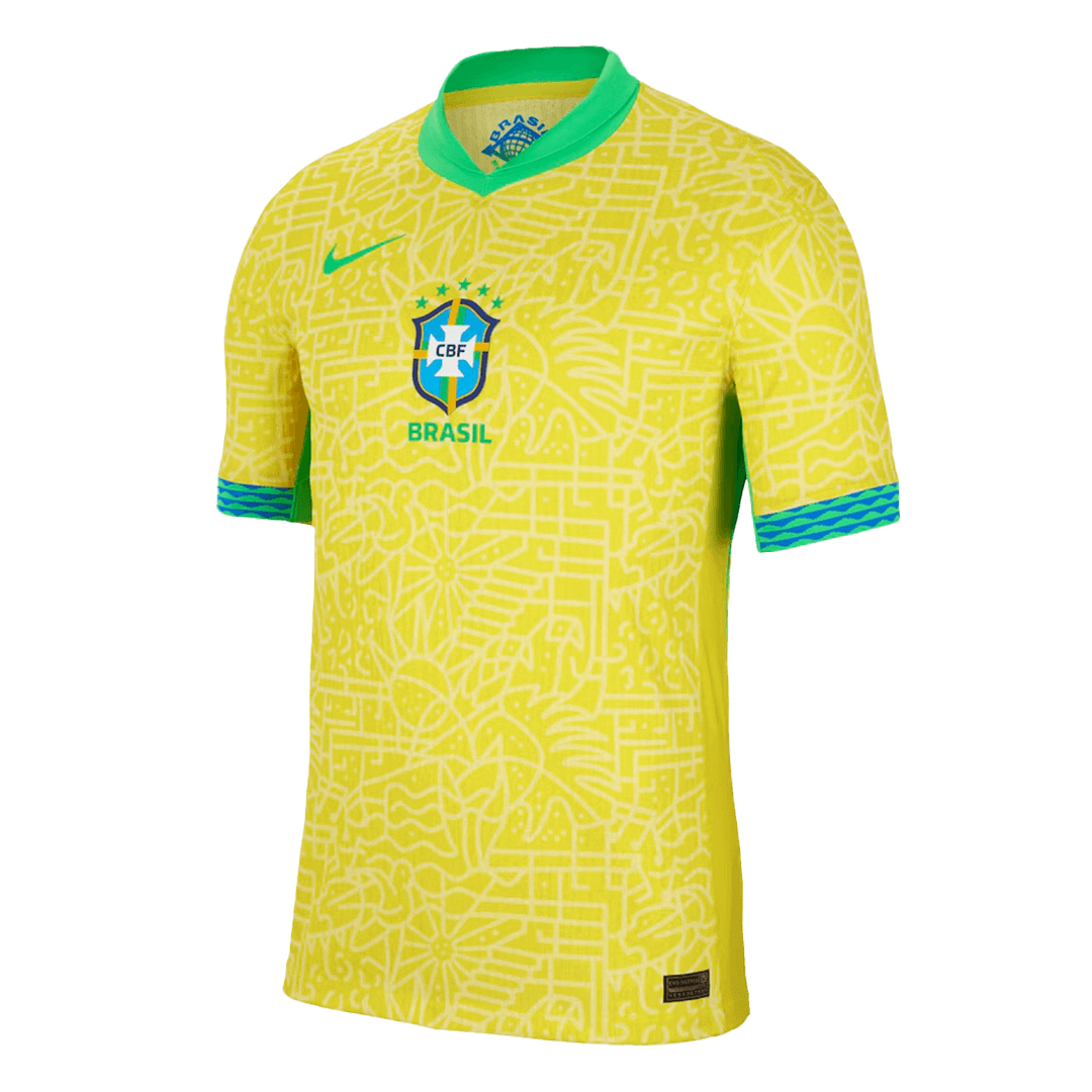 Brazil Soccer Jersey Home Player version 2024 Copa América