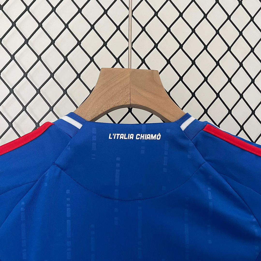 2024 Italy Home Football Shirt Kids Kits