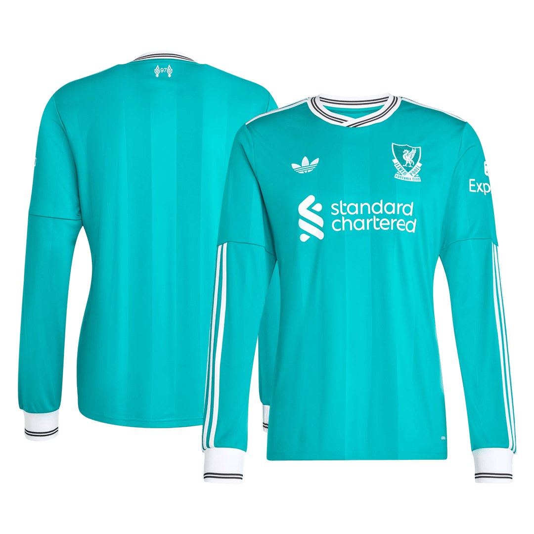 2025/26 Liverpool Long Sleeve Jersey Third Away Football Shirt