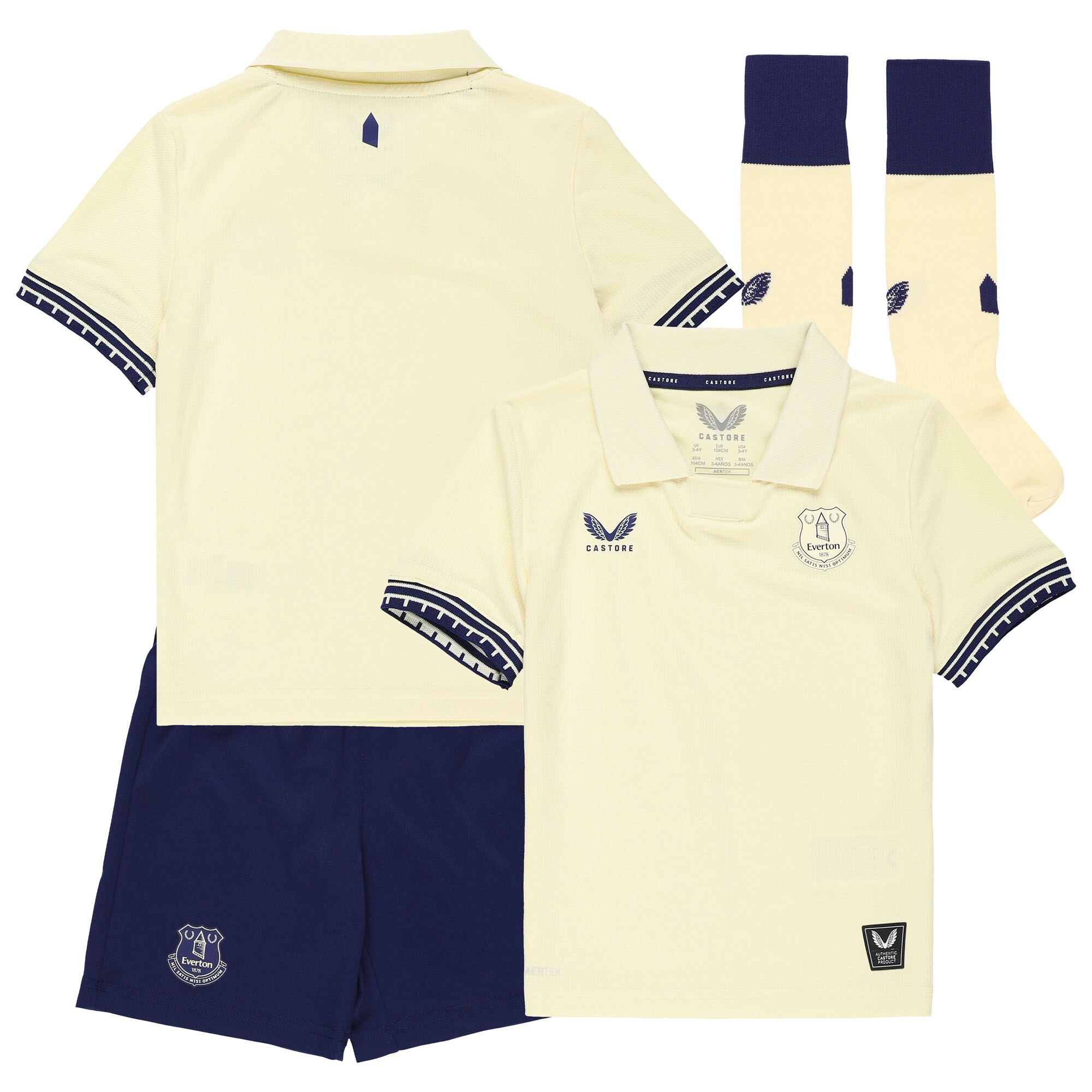 2025/26 Everton Away Football Shirt Kids Kits