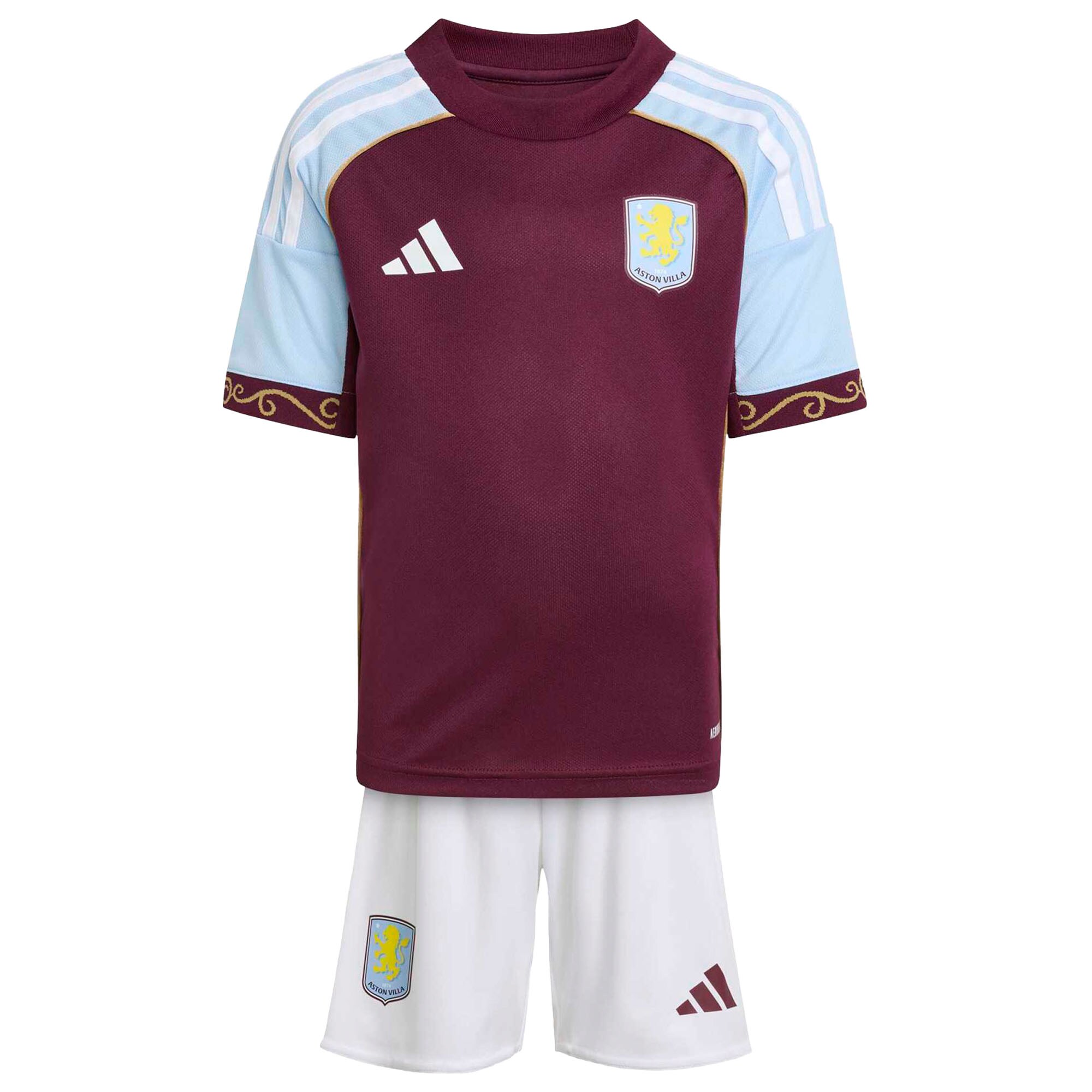 2025/26 Aston Villa Home Football Shirt Kids Kits