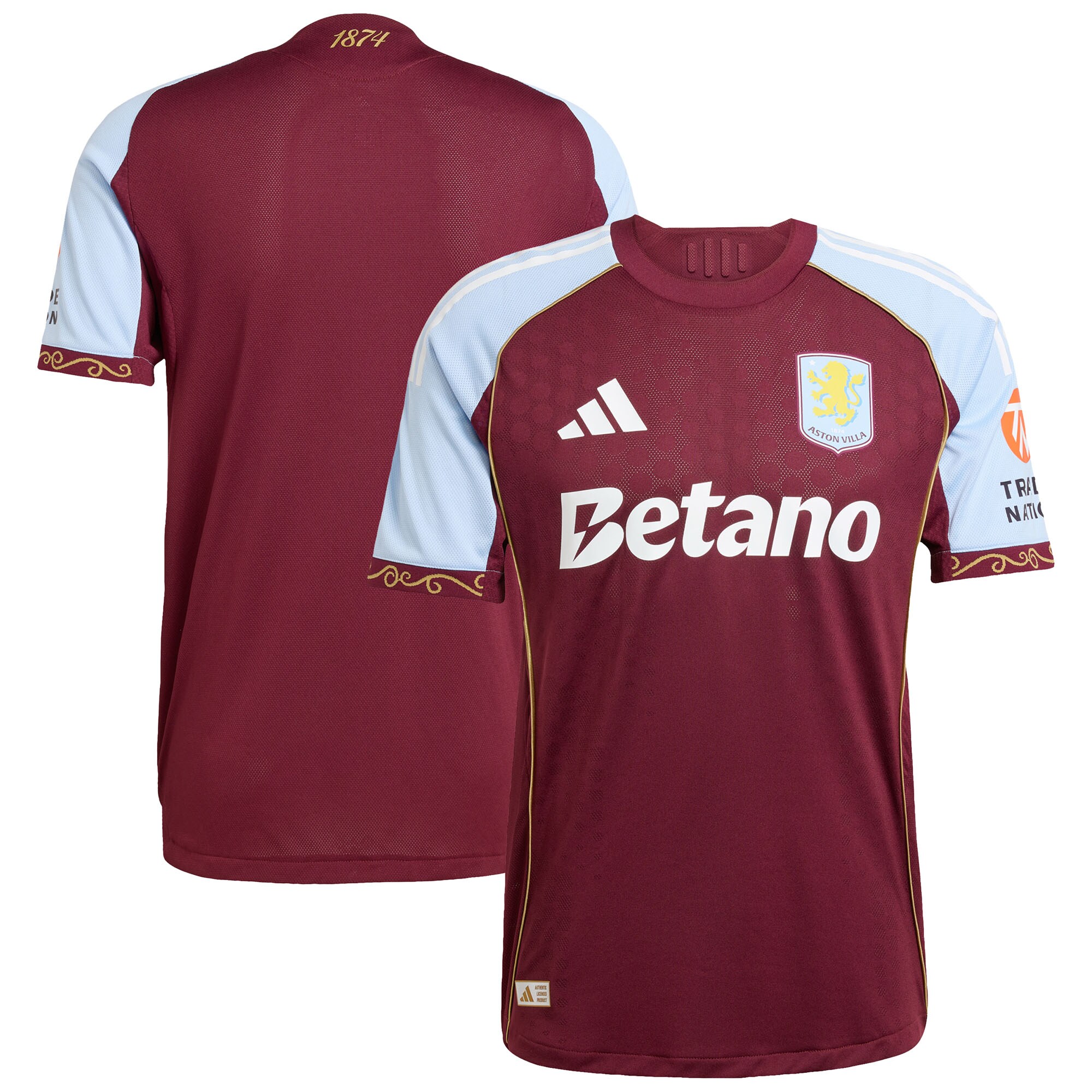 2025/26 Aston Villa Home Football Shirt Player version