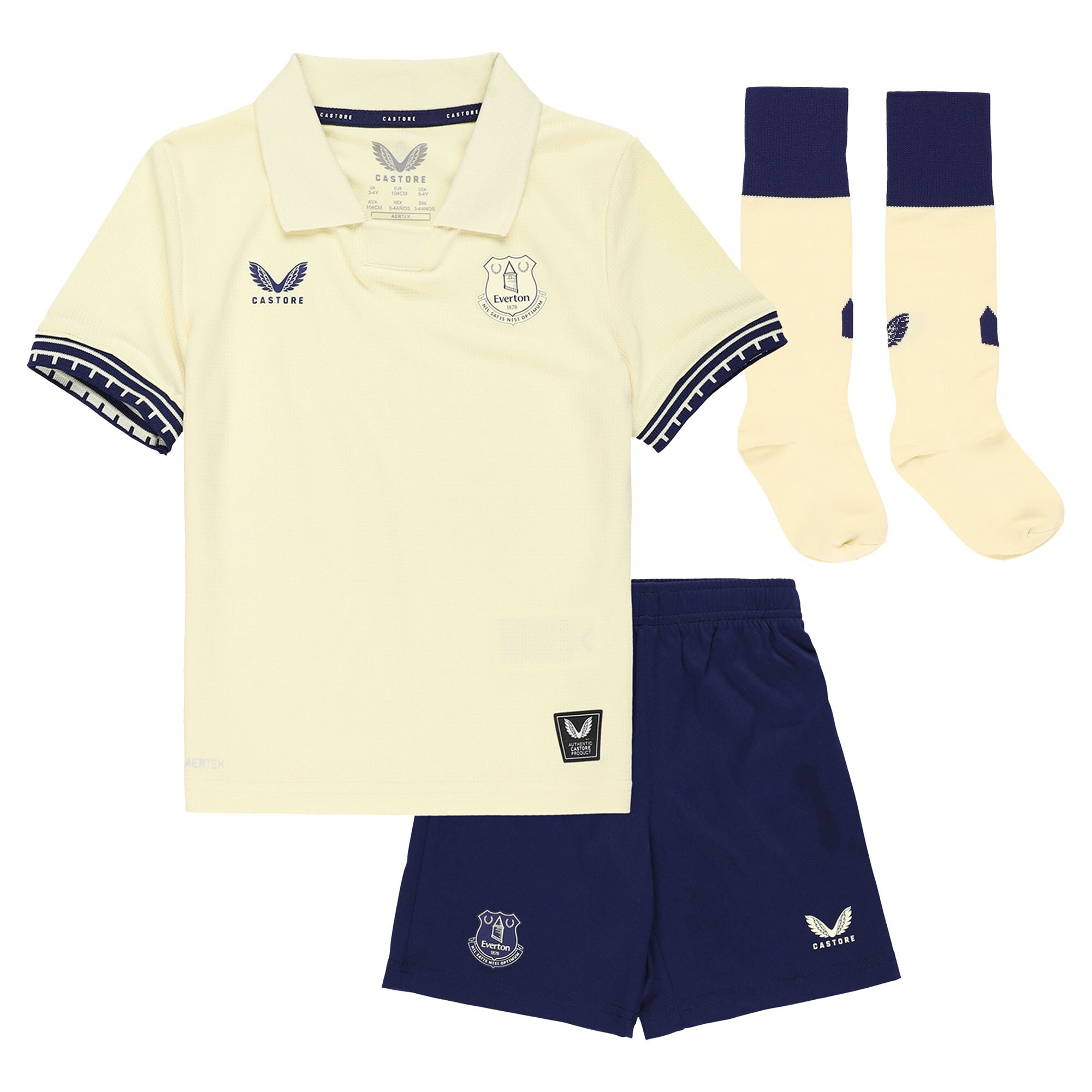 2025/26 Everton Away Football Shirt Kids Kits