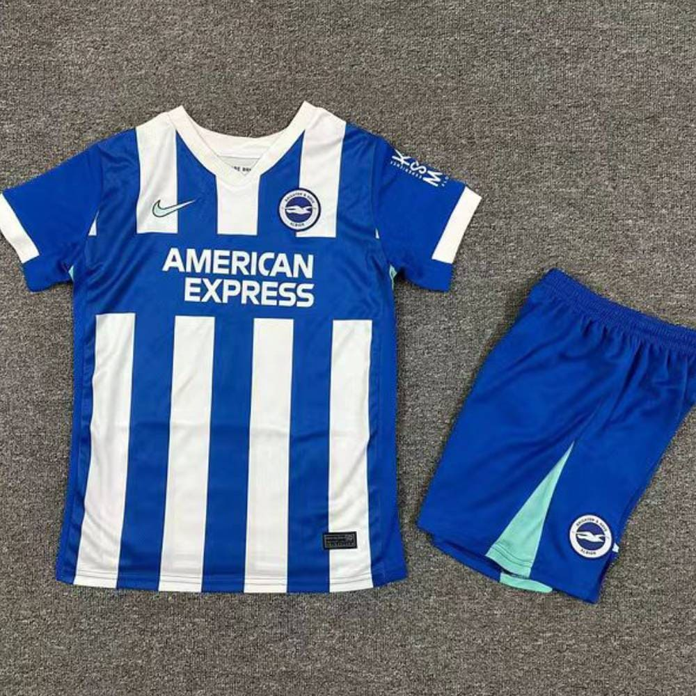 2025/26 Brighton Hove Albion Home Football Shirt Kids Kits