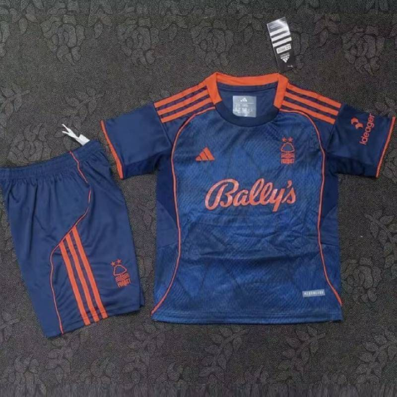 2025/26 Nottingham Forest Third Away Football Shirt Kids Kits