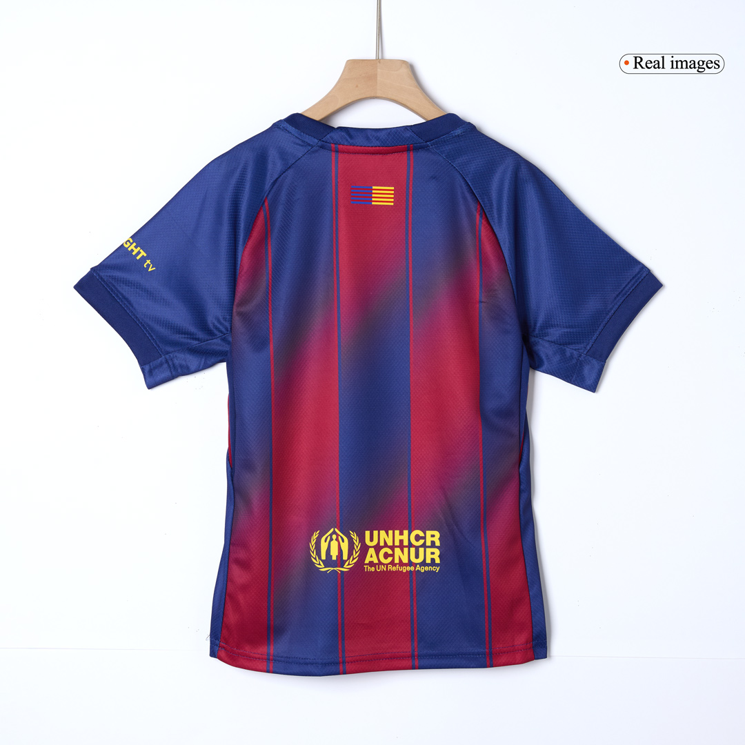 2025/26 Barcelona Kids & Adults Home Full Soccer Kits Football Shirt