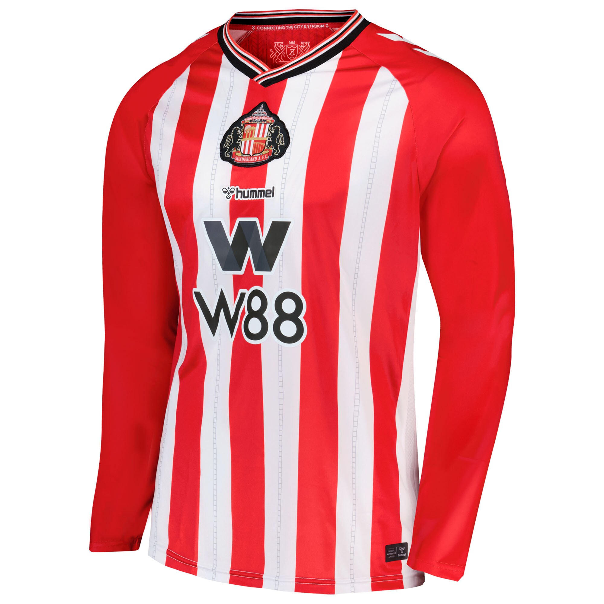 2025/26 Sunderland Long Sleeves Jersey Home Custom Football Shirt