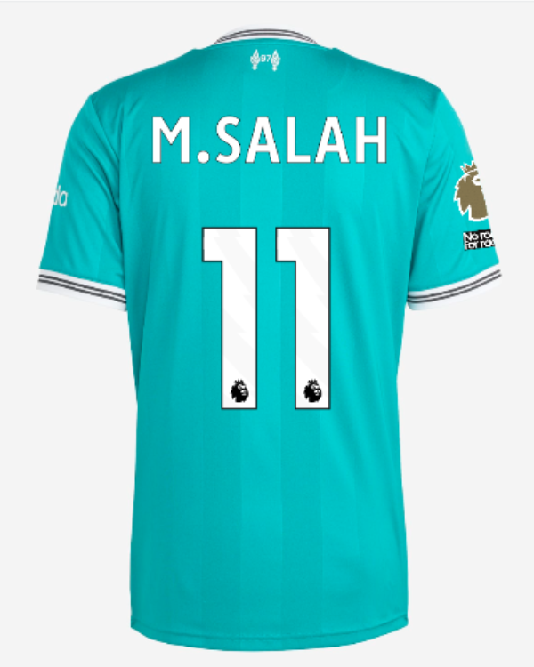 M.SALAH #11 Liverpool Third Away Jersey Fan Version 2025/26