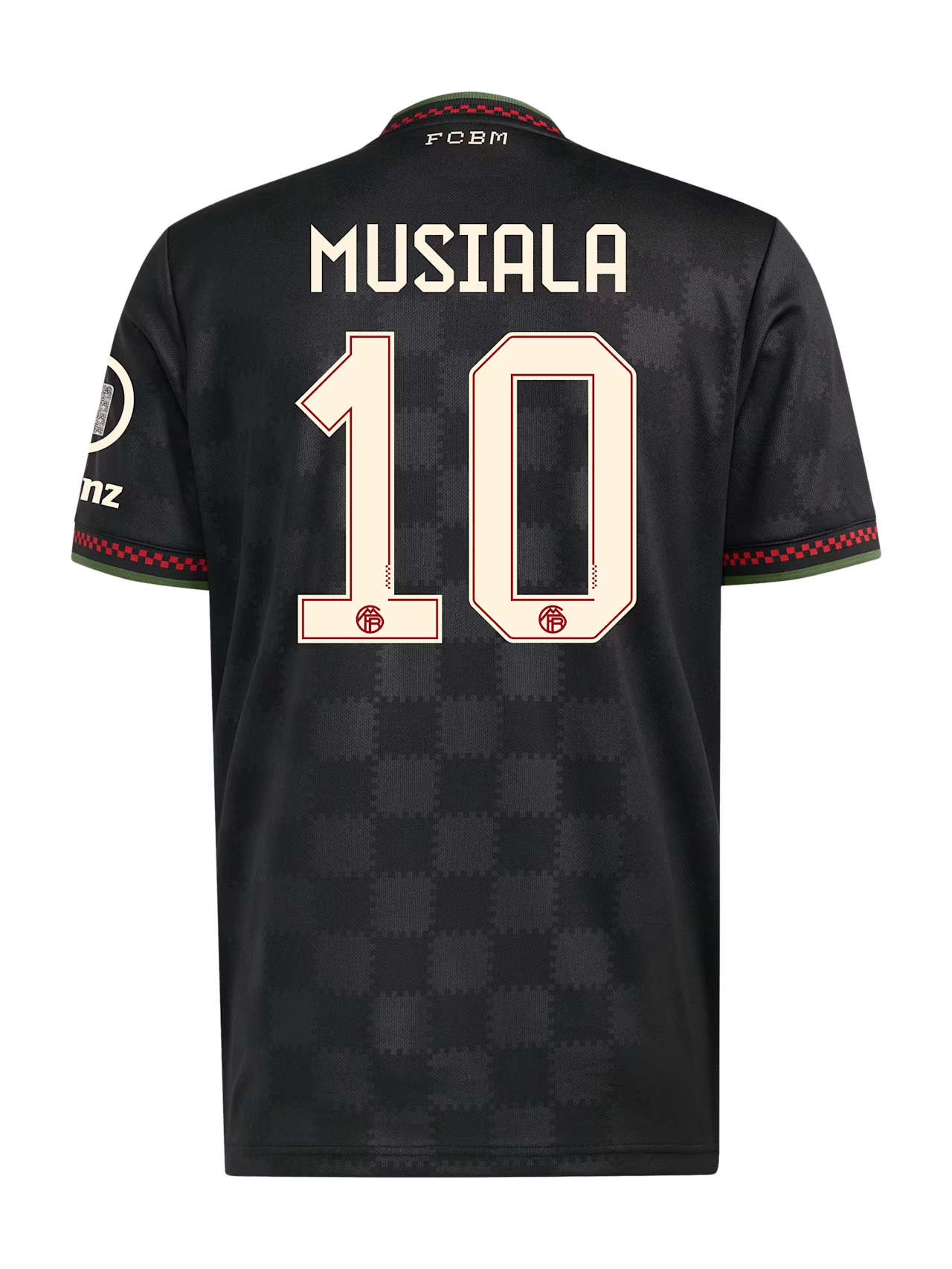 Musiala #10 2025/26 Bayern Munich Soccer Jersey Third Away Custom Football Shirt Fan Version