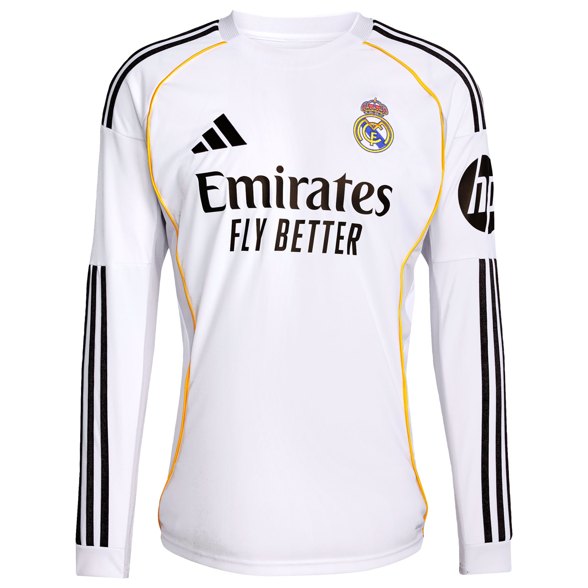 MBAPPÉ #10 2025/26 Real Madrid Long Sleeves Soccer Jersey Home Custom Football Shirt