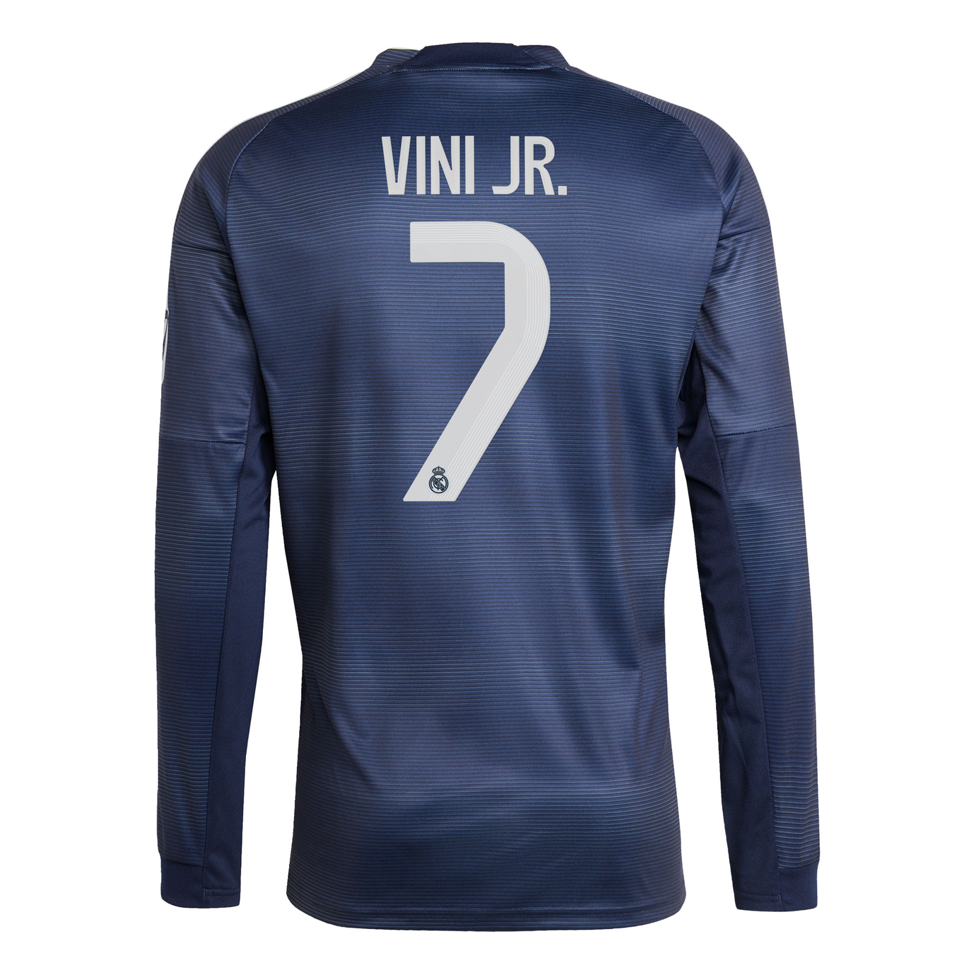 Vini Jr. #7 2025/26 Real Madrid Long Sleeves Soccer Jersey Away Custom Football Shirt