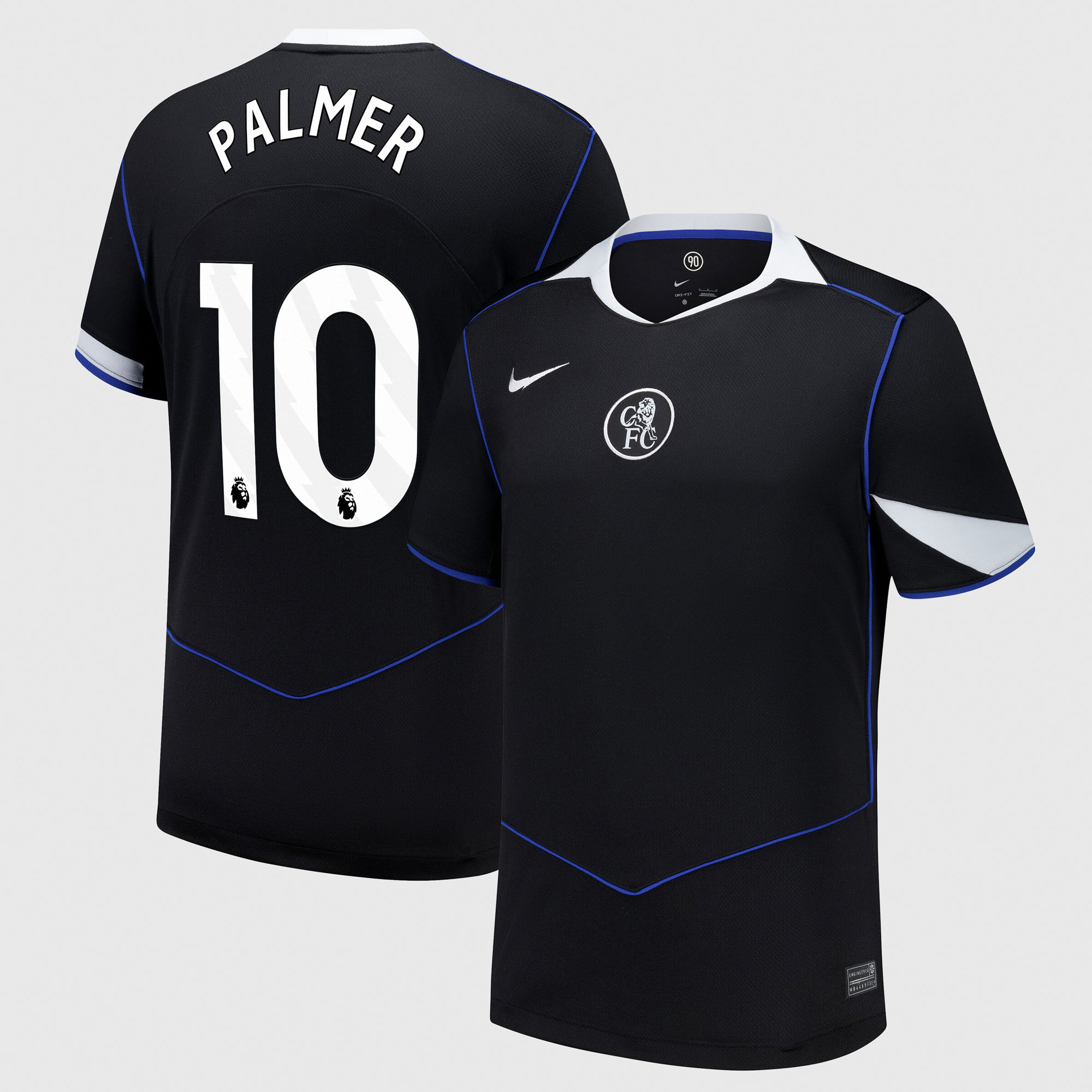PALMER #10 2025/26 Chelsea Soccer Jersey Third Away Custom Football Shirt Fan Version