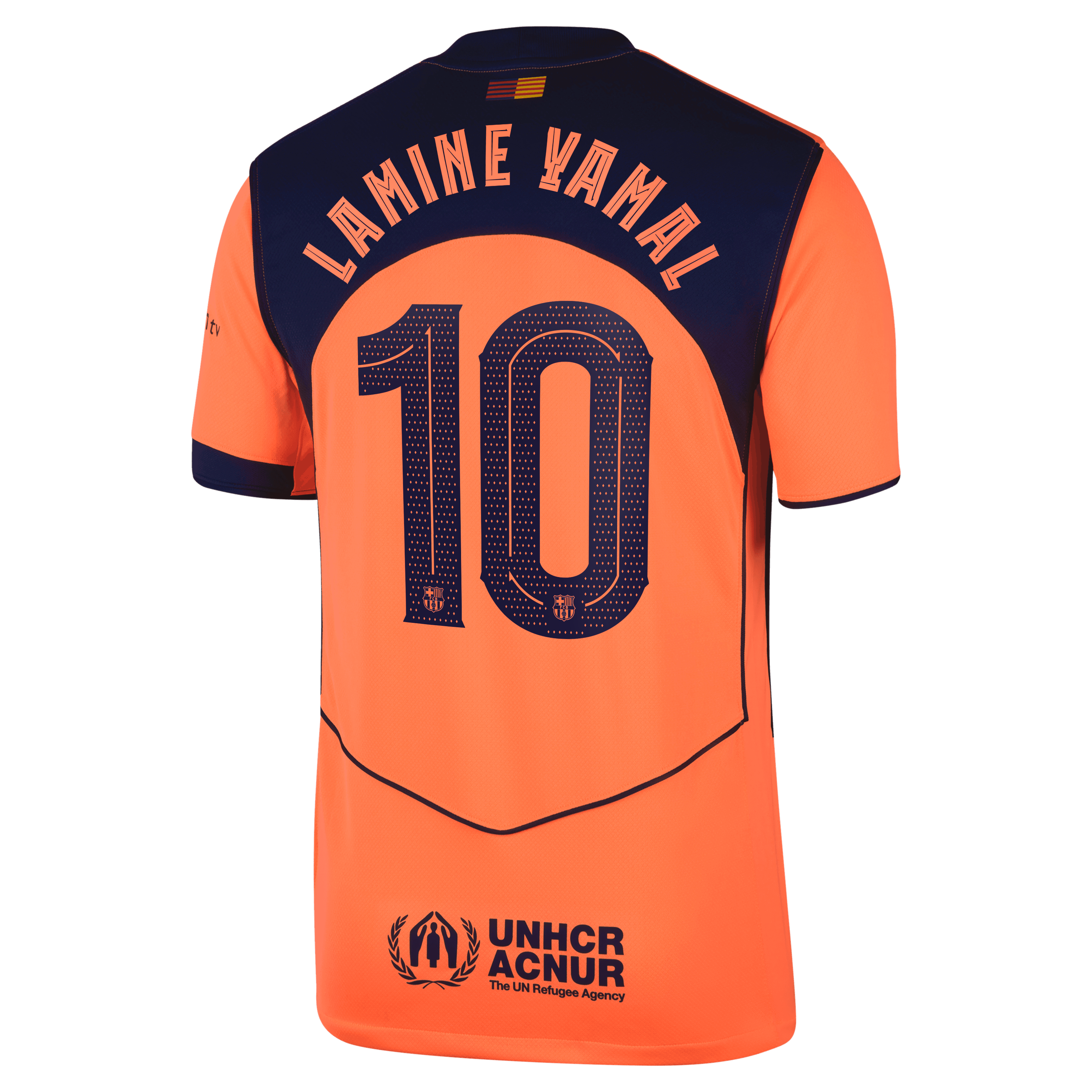 Lamine Yamal #10 2025/26 Barcelona Soccer Jersey Third Away Custom Football Shirt Fan Version