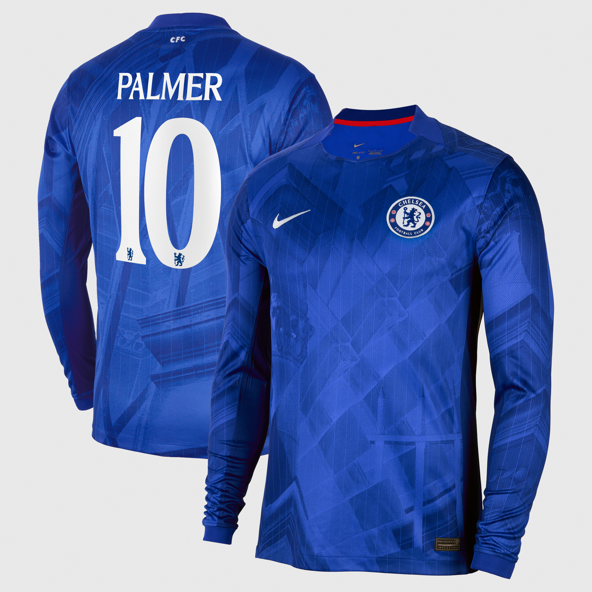 PALMER #10 2025/26 Chelsea Long Sleeves Soccer Jersey Home Custom Football Shirt