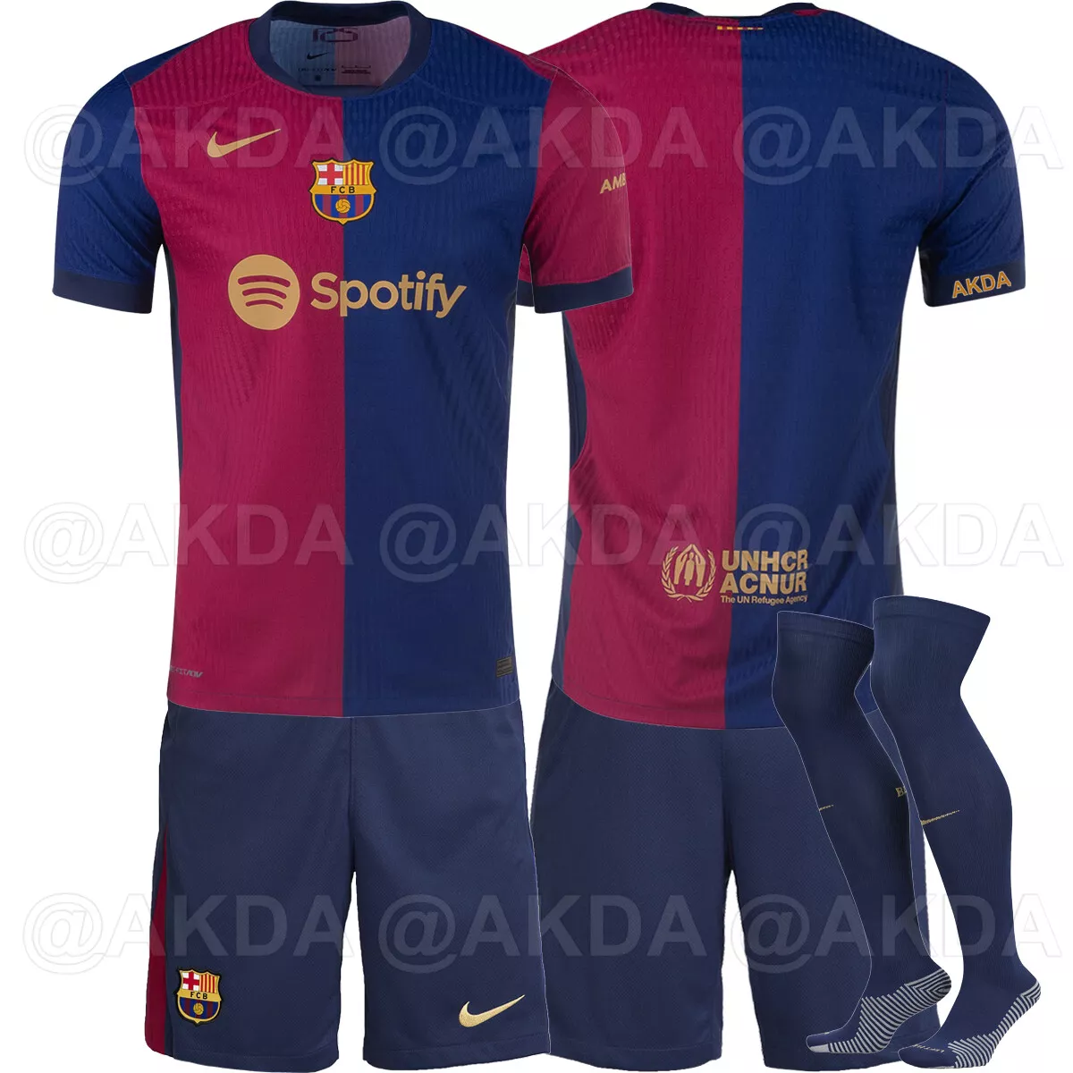 2024 FC Barcelona Home Football Shirt Kids Size