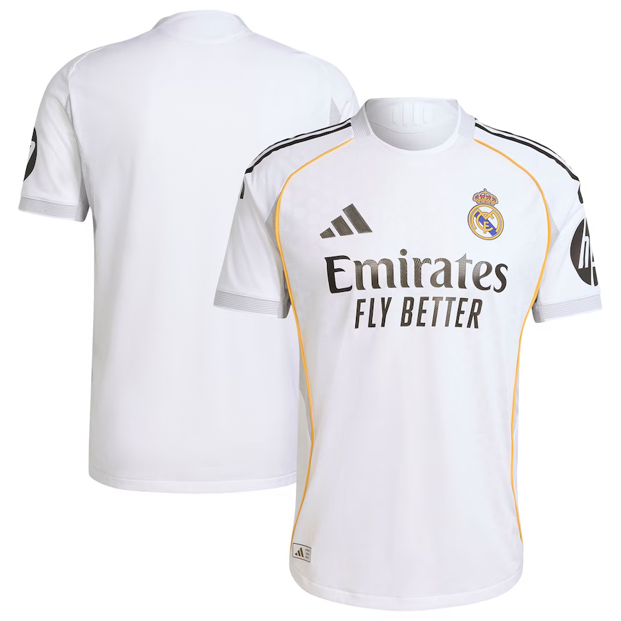 25/26 Real Madrid Home Football Shirt Player version