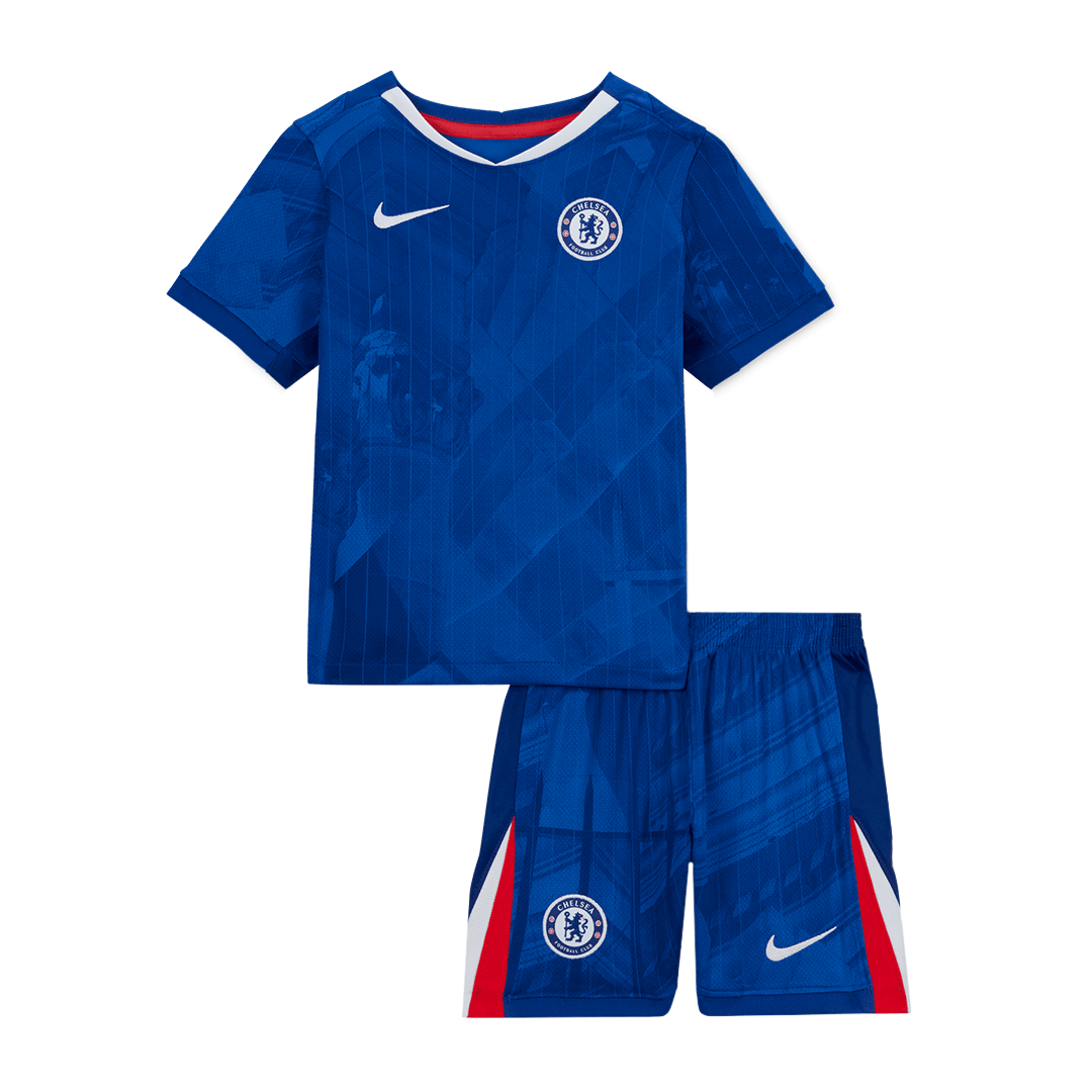 2025/26 Chelsea Kids Home Full Soccer Kits Football Shirt with socks