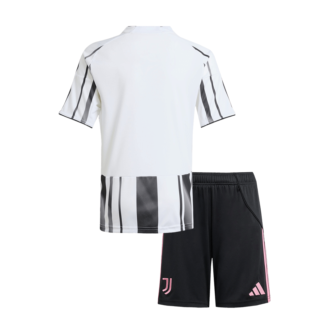 2025/26 Juventus Kids Home Full Soccer Kits Football Shirt