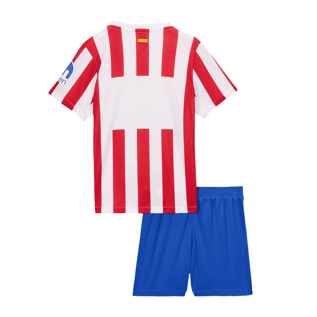 2025/26 Atletico Madrid Kids Home Full Soccer Kits Football Shirt
