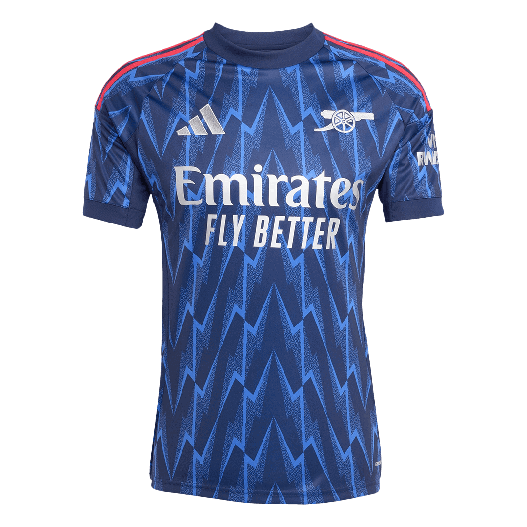 SAKA #7 2025/26 Arsenal Soccer Jersey Away Custom Football Shirt Fan Version