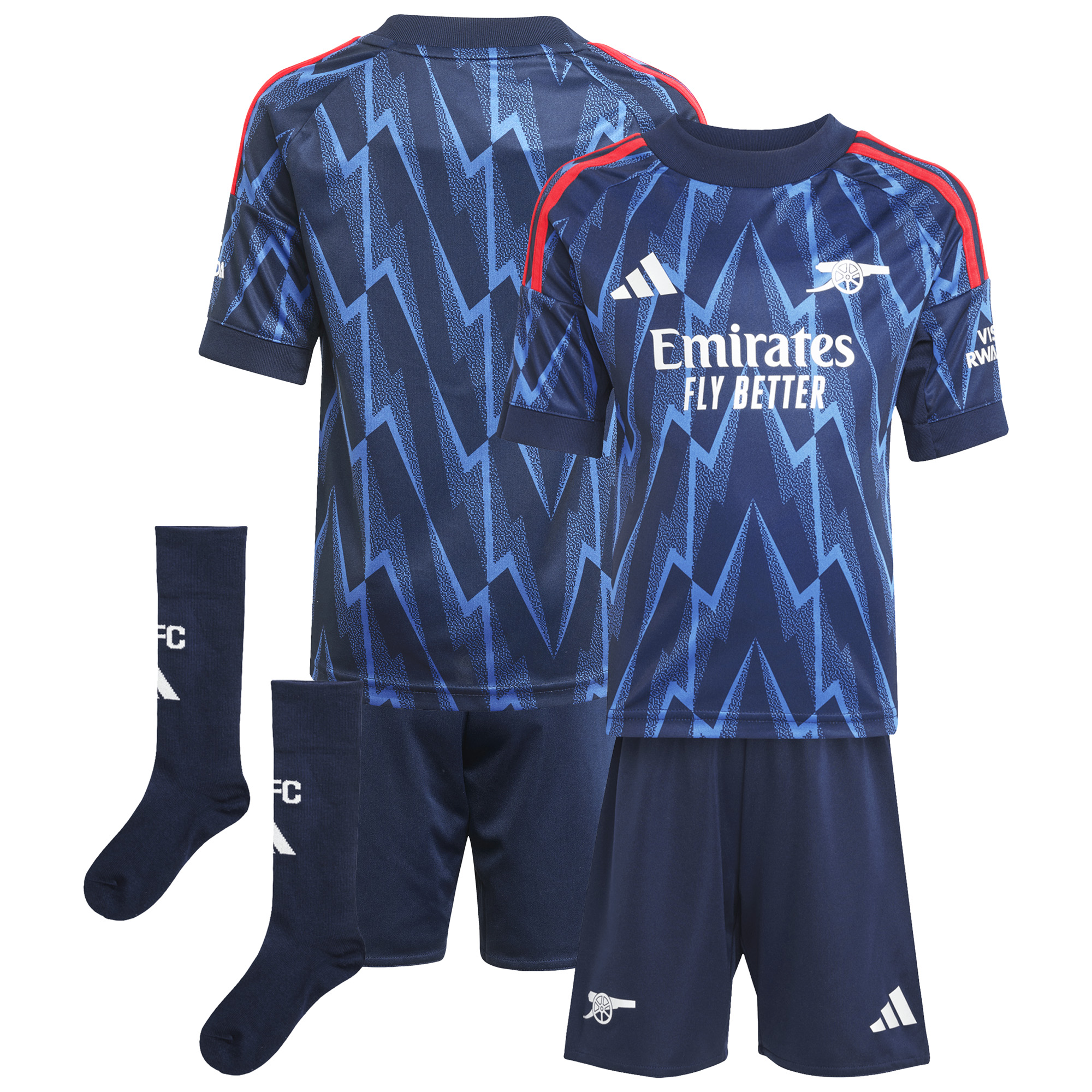 2025/26 Arsenal Kids Away Full Soccer Kits Football Shirt
