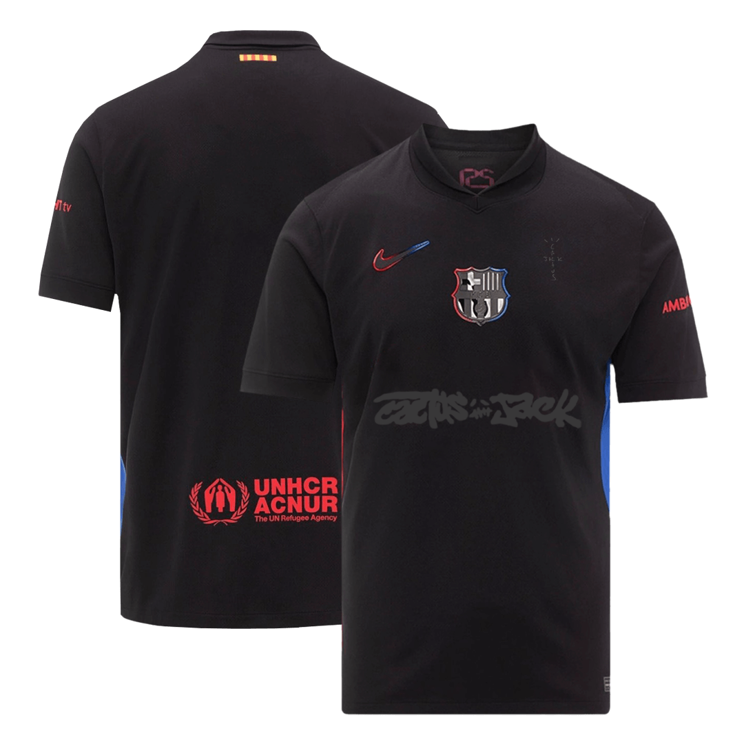 2024/25 Barcelona X Travis Scott Soccer Jersey Away Custom Football Shirt Fan Version