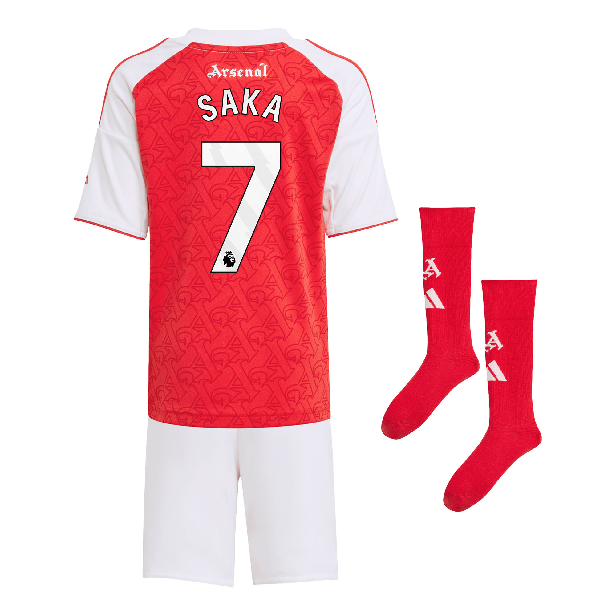 2025/26 Arsenal Kids Home Full Soccer Kits Football Shirt