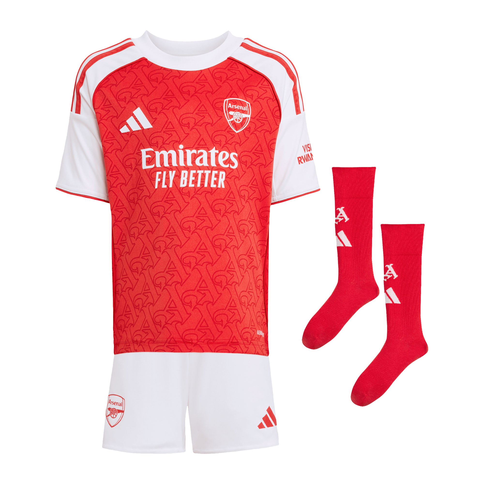 2025/26 Arsenal Kids Home Full Soccer Kits Football Shirt