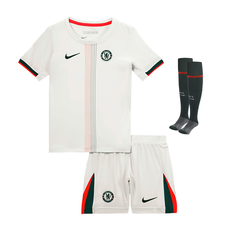 2025/26 Kids Chelsea Custom Away Full Soccer Kits Football Shirt