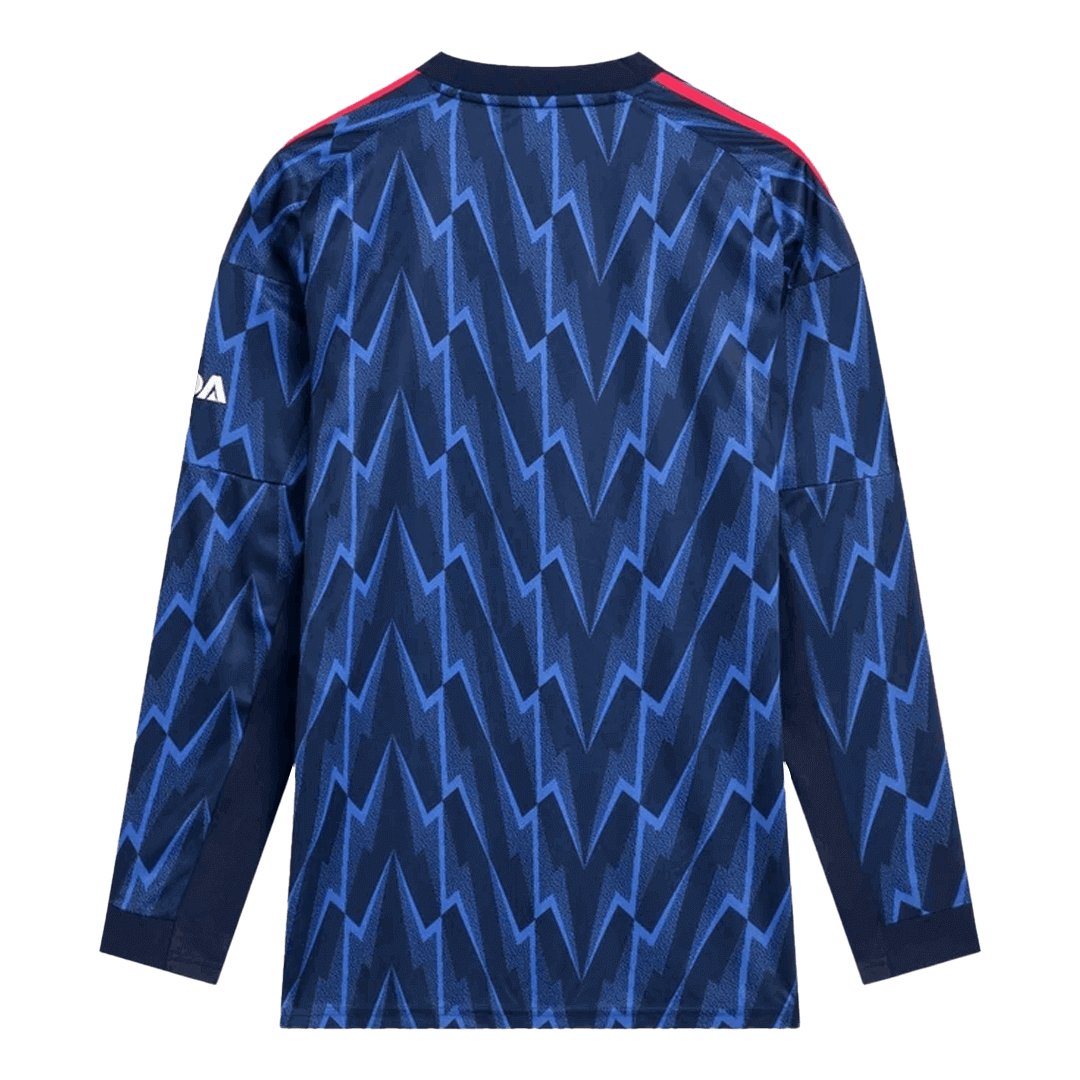 2025/26 Arsenal Long Sleeve Soccer Jersey Away Custom Football Shirt