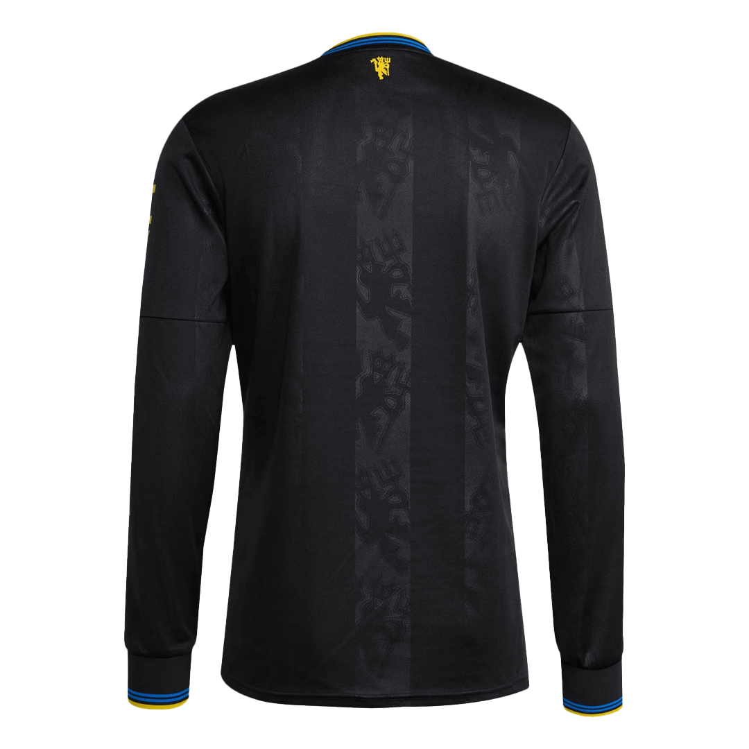 25/26 Manchester United Long Sleeves Jersey Third Away Football Shirt