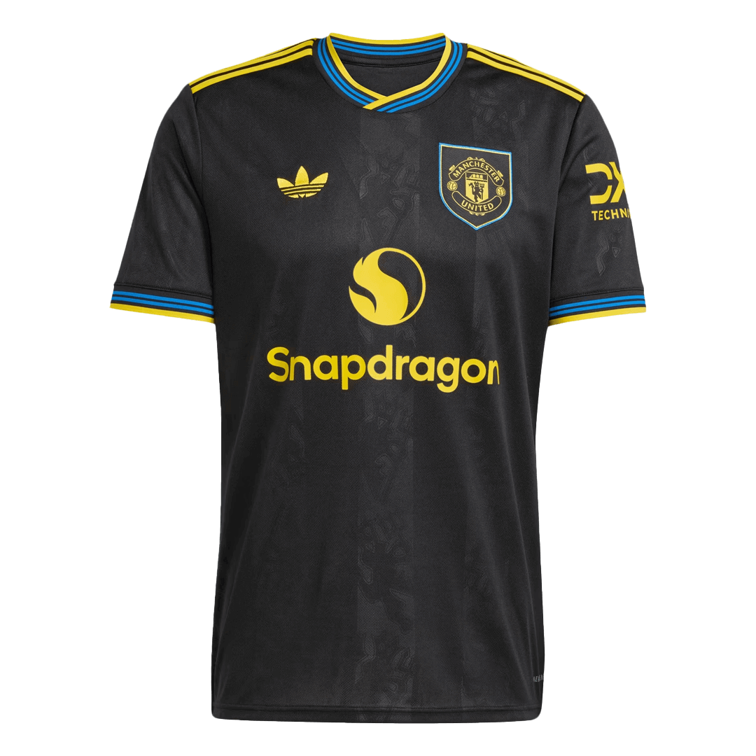 2025/26 Manchester United Soccer Jersey Third Away Custom Football Shirt Fan Version